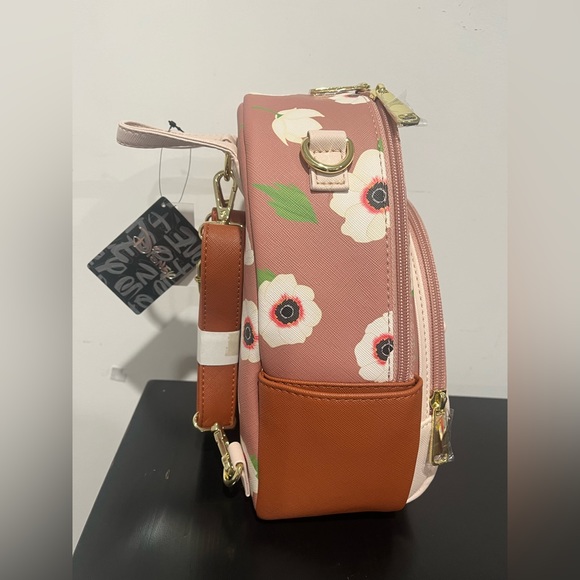 Disney Bambi Thumper & Bambi Watercolor Portrait Convertible Mini Backpack - Picture 2 of 8